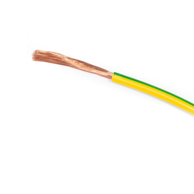 Soepel verlichte installatiedraad H07V-K ECA 2,5mm² - Geel/Groen